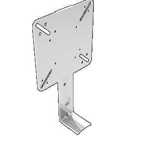 SB-110 (707366-000) Малый универсальный кронштейн на одной ножке Junction box Support Bracket